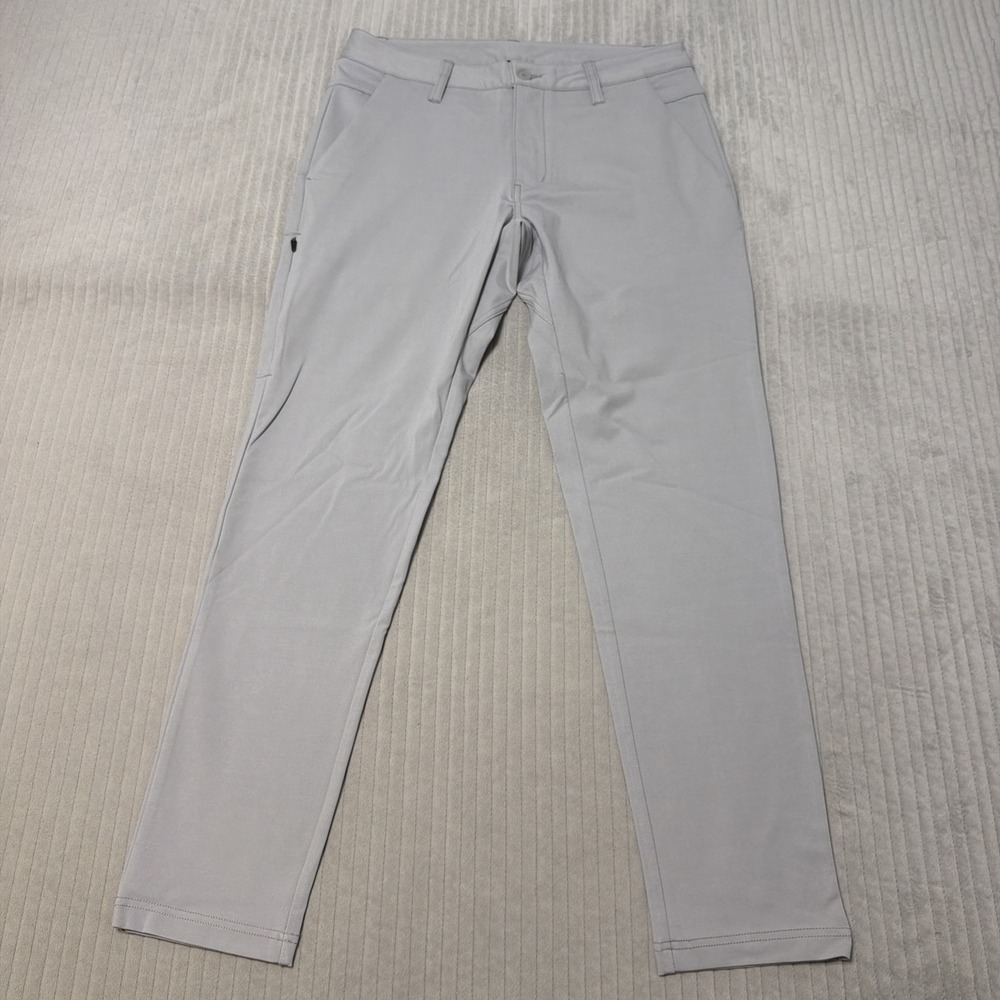 BYLT Gray Premium Basics Everyday 2.0 Pant Slim Fit Size 30x30